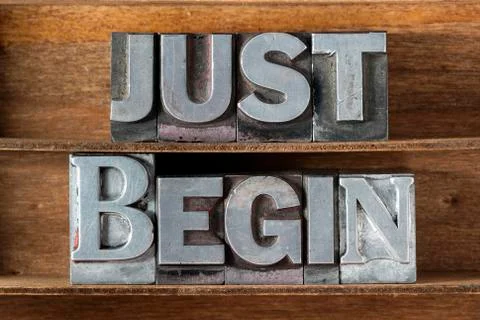 Just begin tray Stock Photos