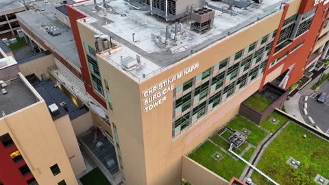 Just Beyond the Highway - St. Josephs Hospital - Syracuse, NY Stock Footage 336528963