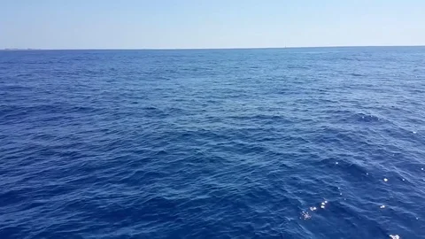 Just blue sea Video stock 83860204