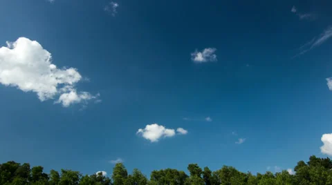 Just A Blue Sky III Stock Footage 35820443