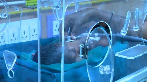 Just born baby Stock Footage 40344984