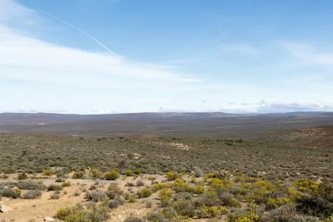 Just Empty - The view from The Sutherland Observatory SALT Stock Photos