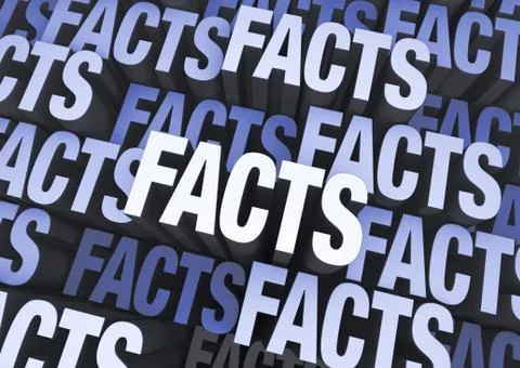 Just facts Stock Illustration