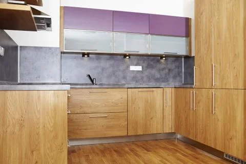 Just finished kitchen Stock Photos