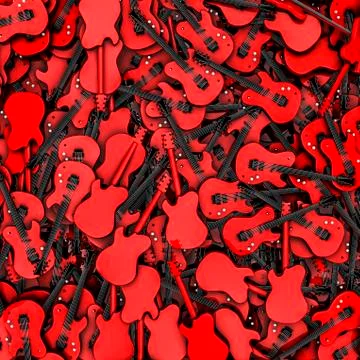 Just guitars イラスト素材