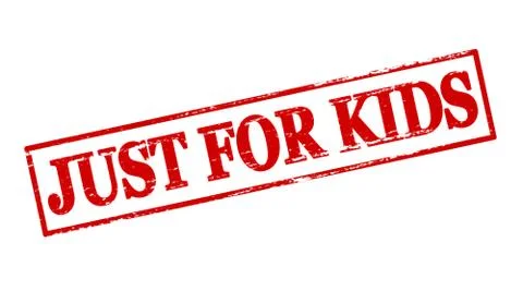Just for kids Stock Illustration