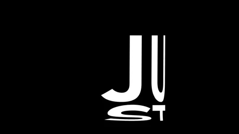 Just Kinetic Warp Text Animation Stock Footage 314998675