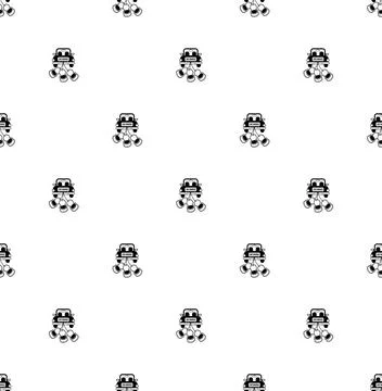 Just married car pattern seamless. Newlyweds car background Stock Illustration