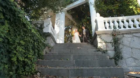 Just Married Couple Stock-Footage 22325658