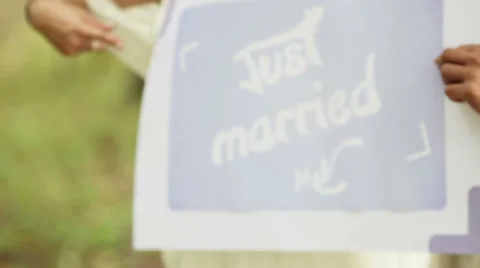 Just married Stock-Footage 30094347