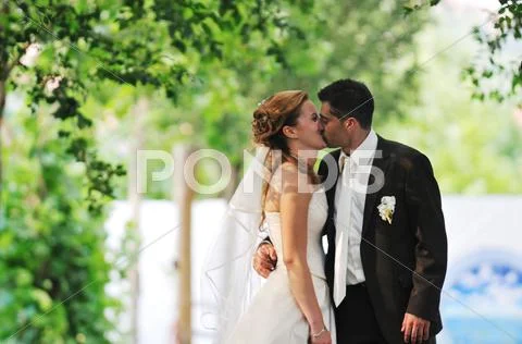 Just married Stock Photos