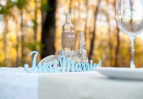 Just Married Foto stock