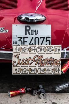 Just MArried Stock Photos