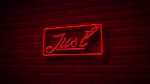Just neon sign Stock Footage 171821950