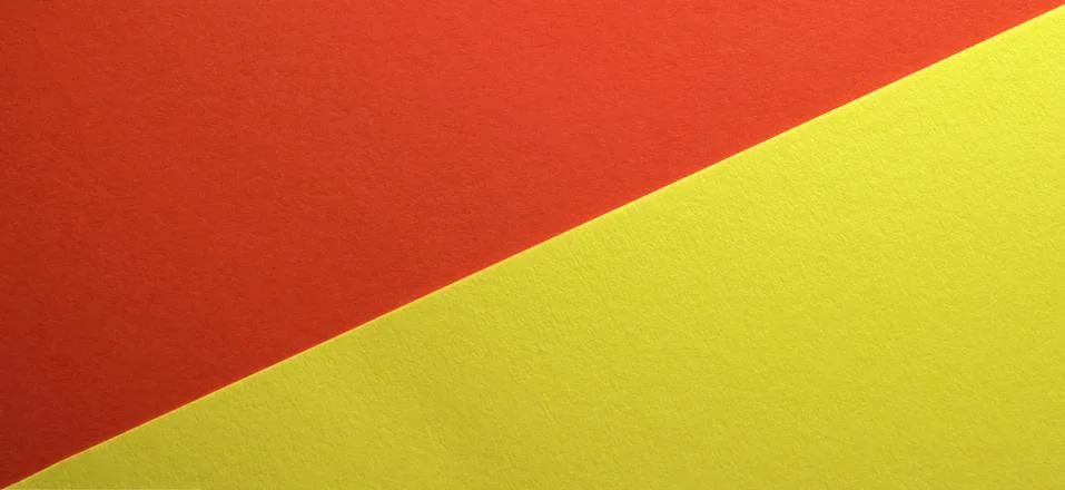 Just a red yellow background. Split in half Stock Photos