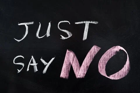 Just say no Stock Photos