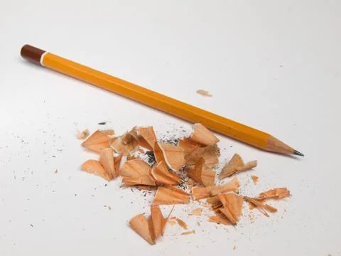Just sharpened pencil Stock Photos