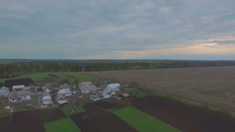 Just sown field. Spring and elite fertile black soil Stock Footage 74634672