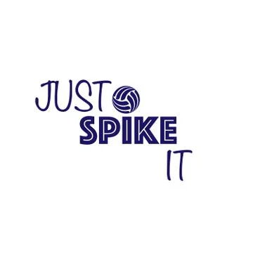 Just spike it Stock Illustration