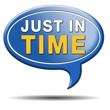 Just in time Stock Illustration