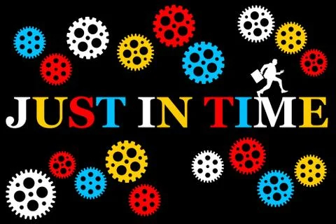 Just in time Stock Illustration