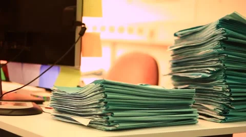 Just too much of work Stock Footage 52235347