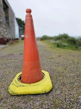 Just a traffic cone Stock Photos