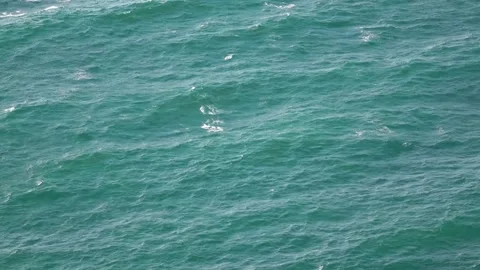 Just waves on the turquoise ocean Stock Footage 130811348