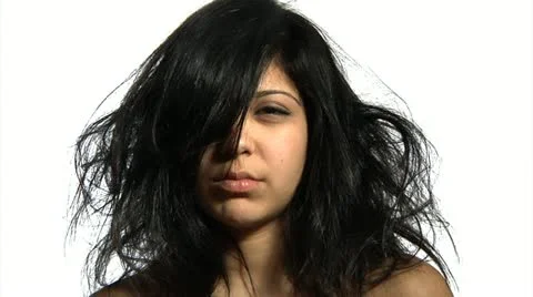 Just woken / bedhead Stock Footage 22636125