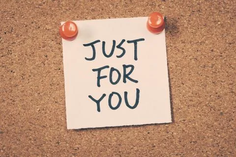 Just for you Stock Photos