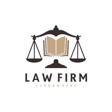 Justice Book logo vector template, Creative Law Firm logo design concepts Stock Illustration