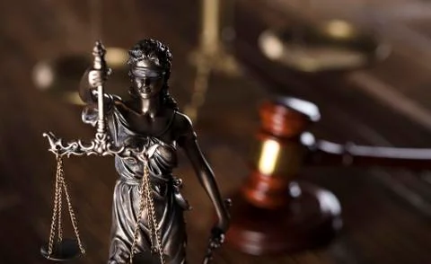 Justice concept background. Stock Photos