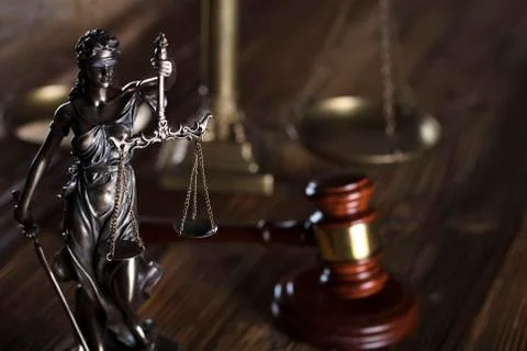 Justice concept background. Stock Photos