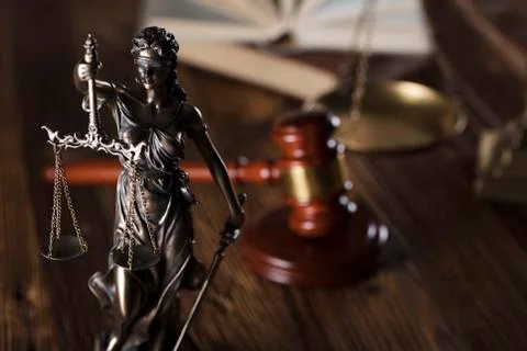 Justice concept background. Stock Photos