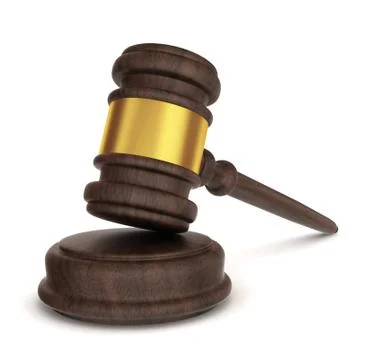 Justice hammer Stock Illustration