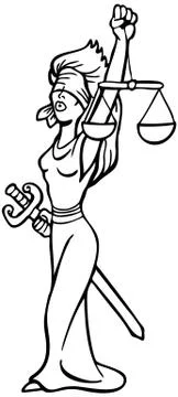 Justice Stock Illustration