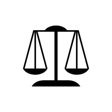 Justice law logo Stock Illustration