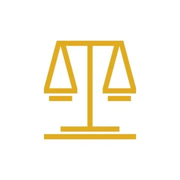 Justice law logo Stock Illustration