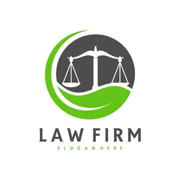 Justice Leaf logo vector template, Creative Law Firm logo design concepts Stock Illustration