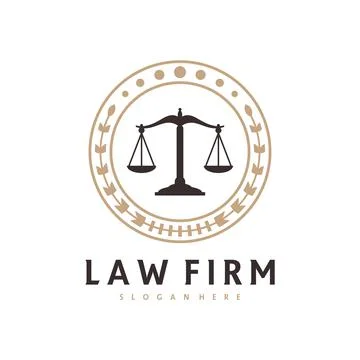 Justice logo vector template, Creative Law Firm logo design concepts Stock Illustration