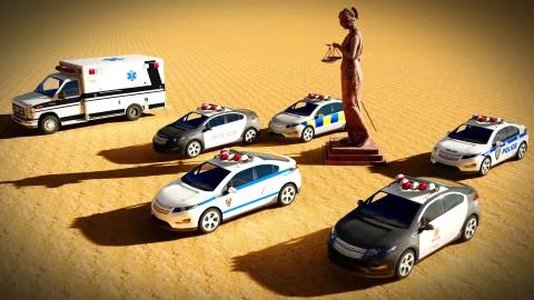 Justice in medicine 3d rendering 库存插图
