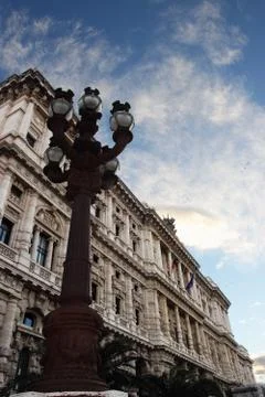 Justice palace in rome Stock Photos