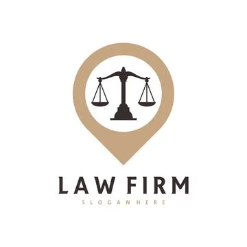 Justice point logo vector template, Creative Law Firm logo design concepts Stock Illustration