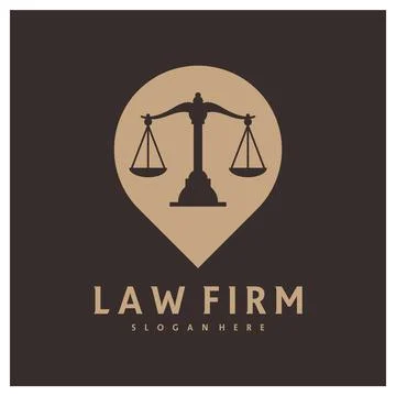 Justice point logo vector template, Creative Law Firm logo design concepts Stock Illustration