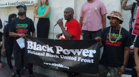 Justice protest for Michael Brown Stock Footage 41415380