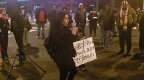 Justice protest for Rafael Briscoe Stock Footage 47256461