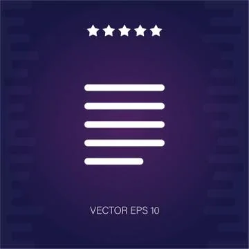Justify vector icon Stock Illustration