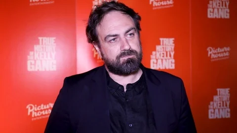 Justin Kurzel is interviewed about 'The True History of the Kelly Gang' - 2020 Stock Footage 125800193