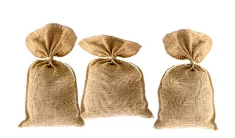 Jute bag Stock Photos