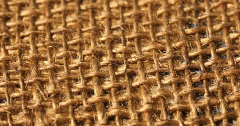 Jute Cloth texture Stock Footage 291987950